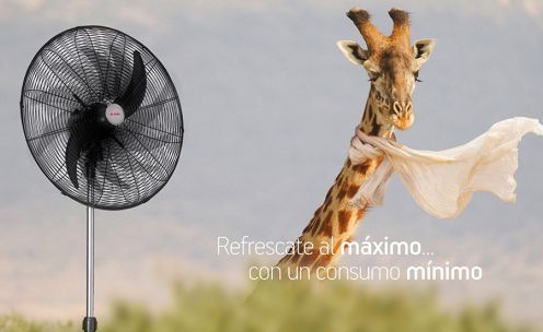 Refrescate al mximo con un consumo mnimo (ventilador industrial)