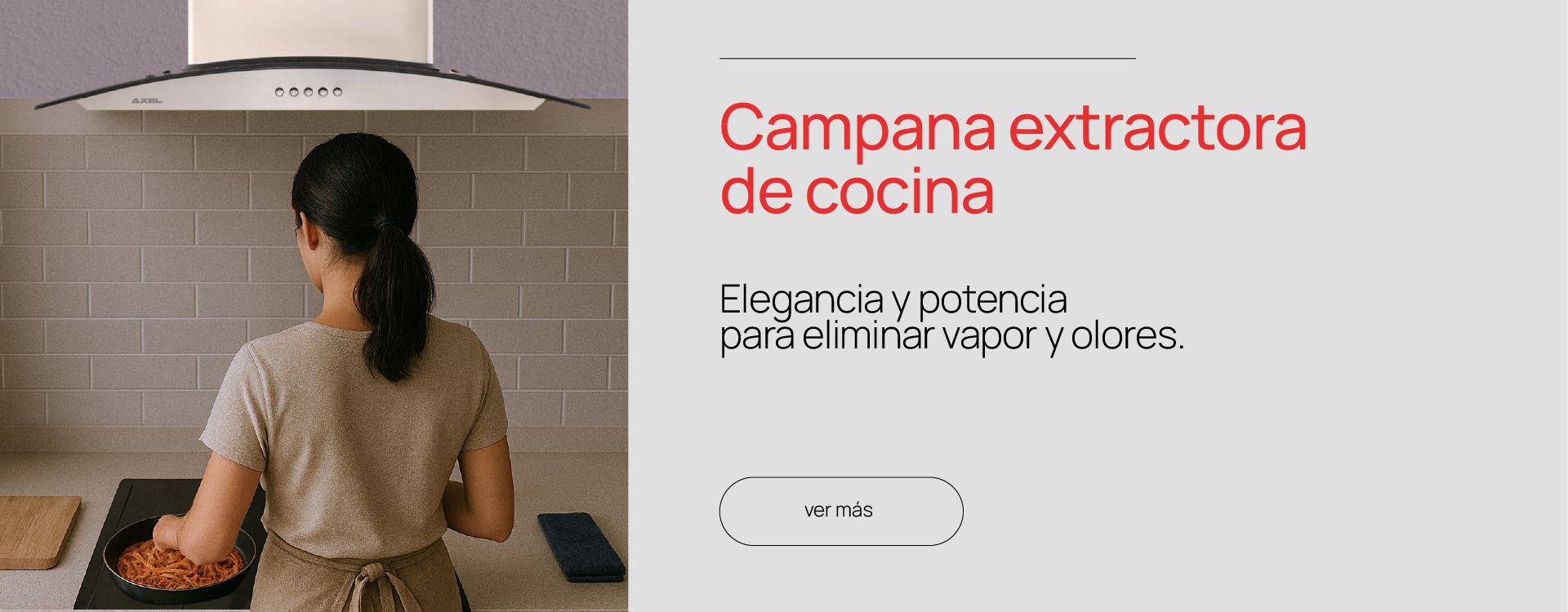 Campana extractora de cocina